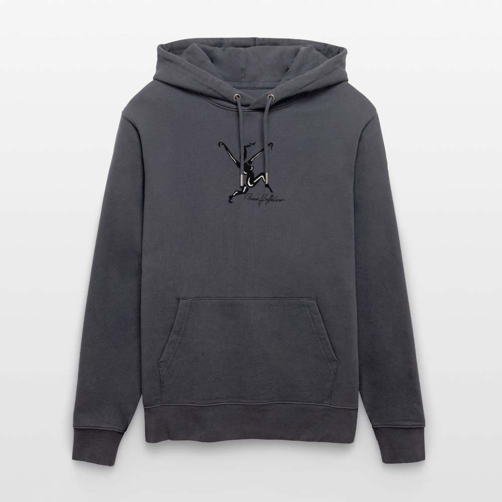 Unisex Bio-Hoodie mit TUSCHEWEIBCHEN PRINT - Indigoblau