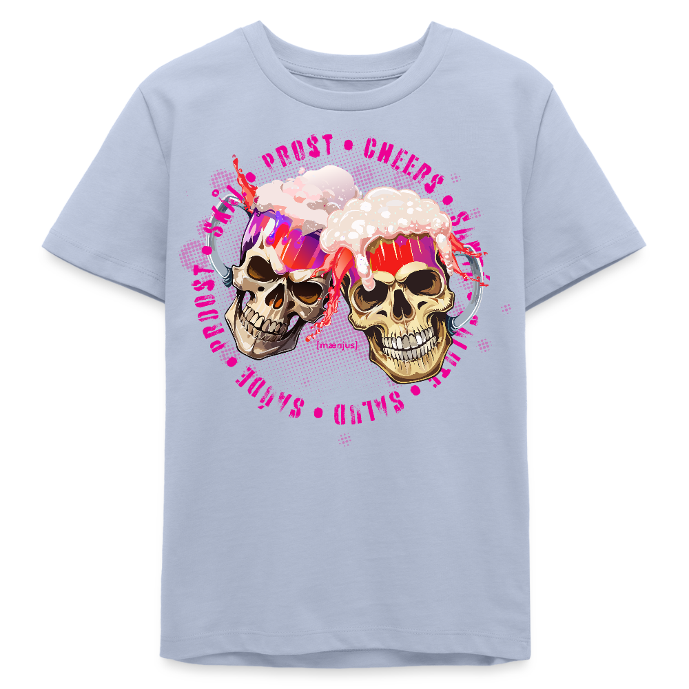 MNJS TEENS Bio T-Shirt mit OKTOBERFEST EDITION GIRLS PRINT - Lavendel-Violett