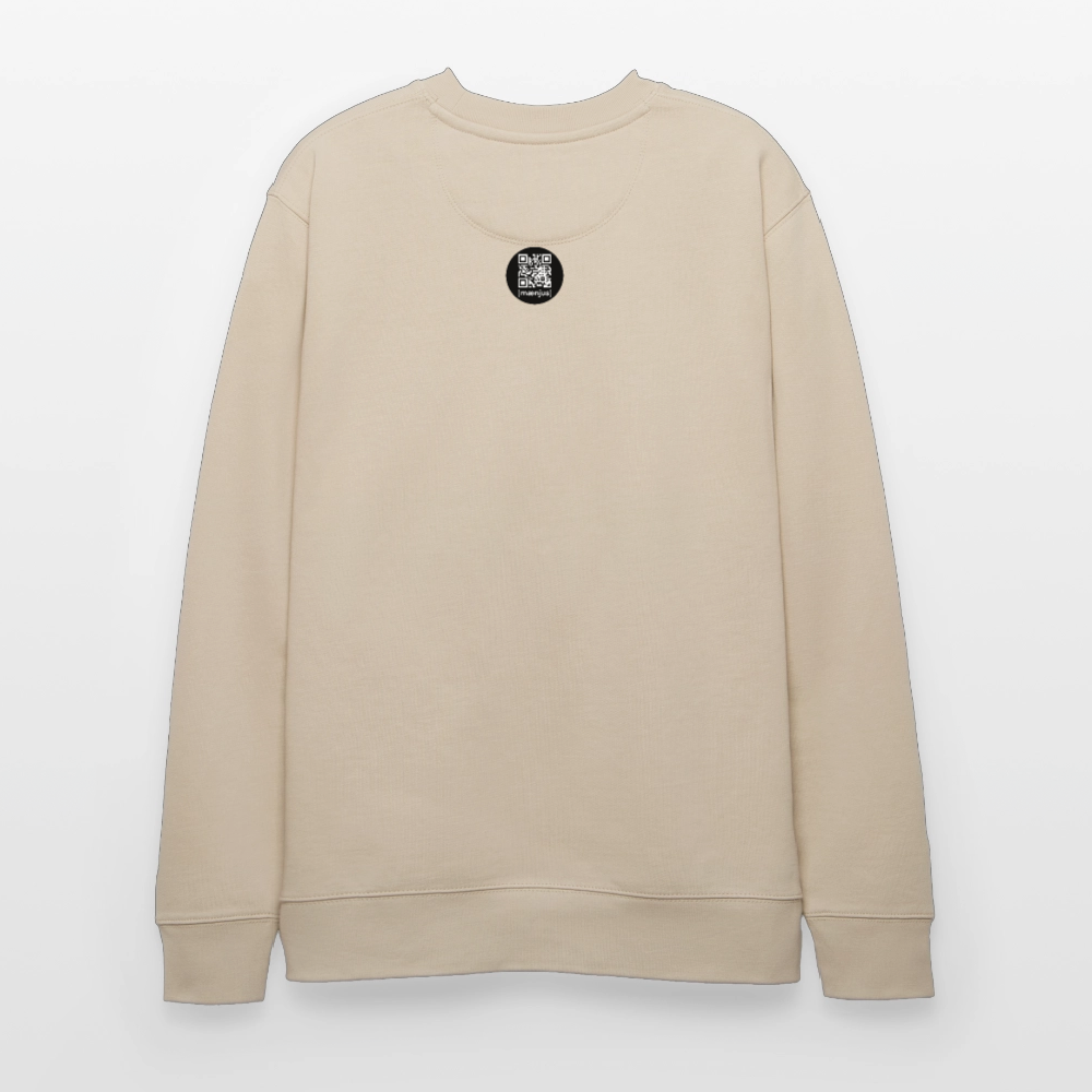 Unisex Bio-Sweatshirt mit SNOWSKULL PRINT - Beige