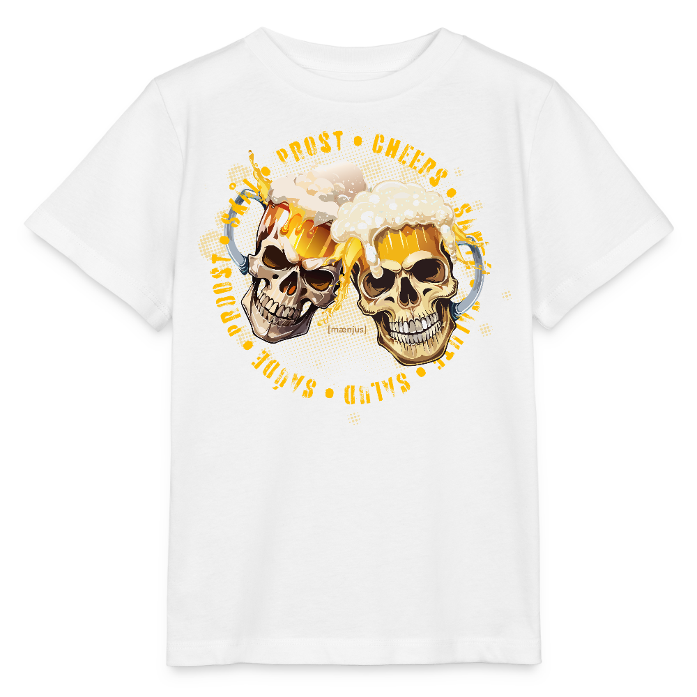 MNJS KIDS Bio T-Shirt mit OKOTBERFEST EDITION BOYS PRINT - Weiß