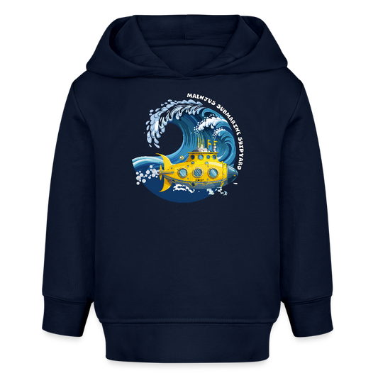MNJS KIDS Bio Hoodie mit SUBMARINE SHIPYARD PRINT - Navy