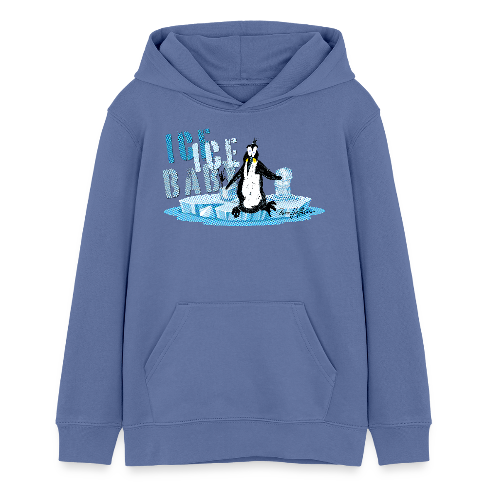 MNJS TEENS Bio-Hoodie mit BE DIFFERENT PRINT - Blau