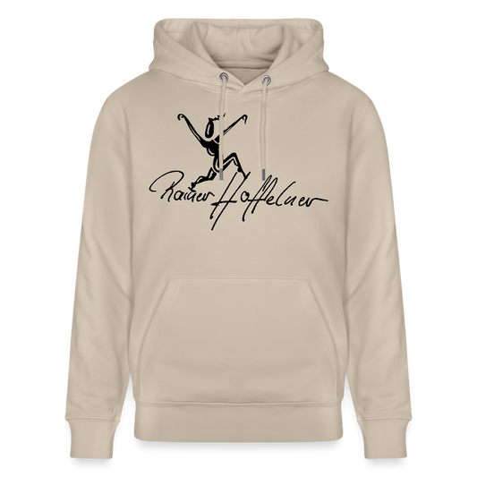 Unisex Bio-Hoodie mit TUSCHEWEIBCHEN PRINT - Beige