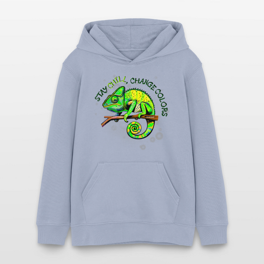 MNJS TEENS Bio-Hoodie mit STAY CHILL CHANGE COLORS PRINT - Lavendel-Violett