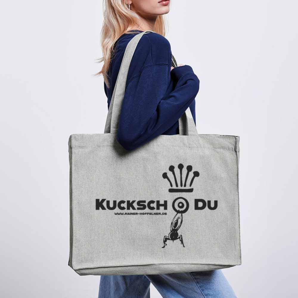 Recycelter Shopping Bag - Grau meliert