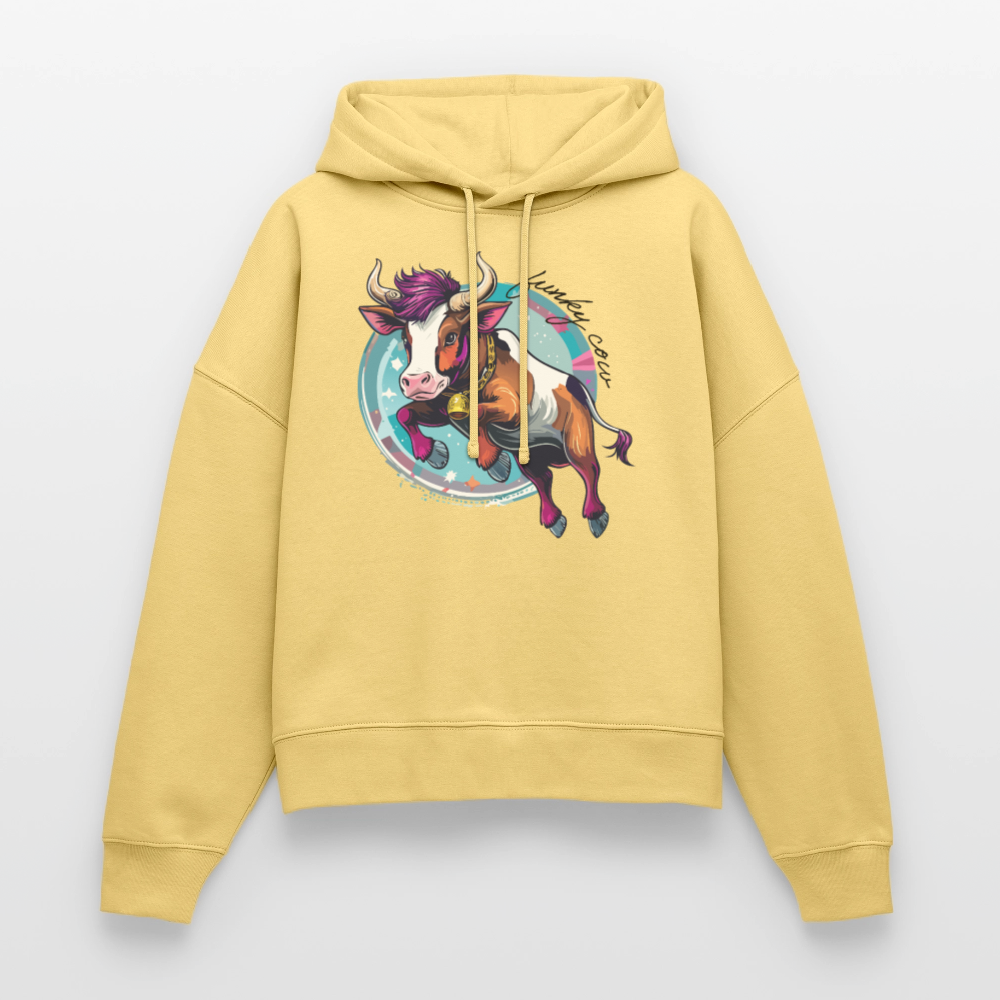 Stanley/Stella Boxy Frauen Bio Hoodie Nora - Hellgelb