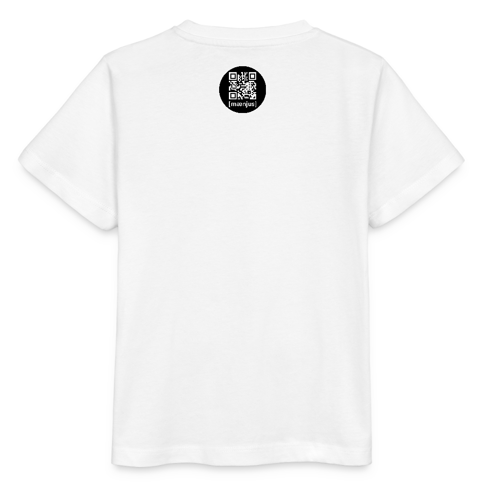 MNJS KIDS Bio T-Shirt mit RAKETE PRINT - Weiß