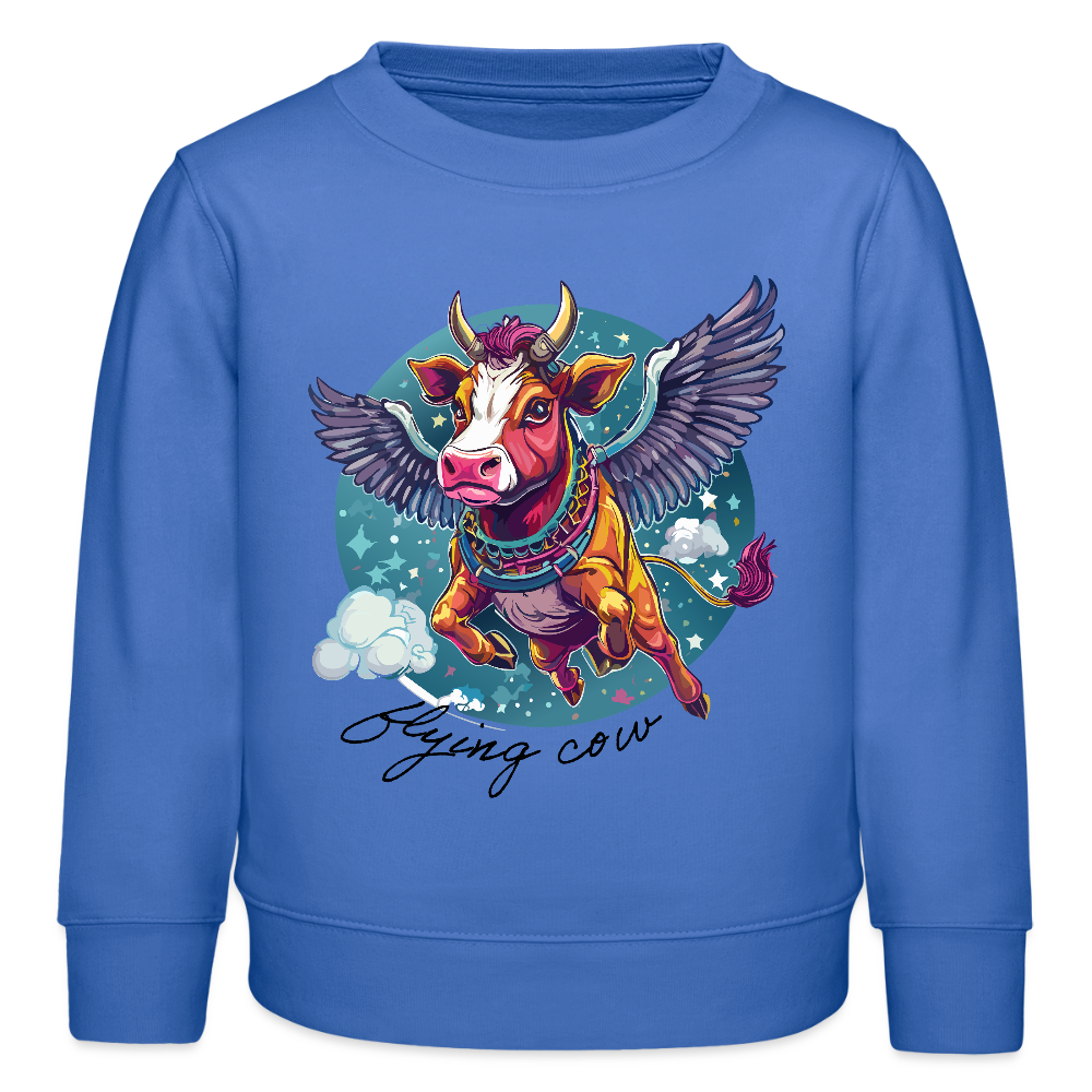 MNJS KIDS Mini Changer Bio Sweatshirt mit FLYING COW PRINT - carolina Blue