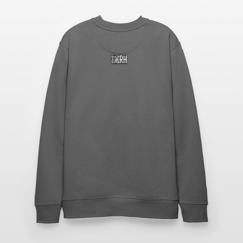 Unisex Bio-Sweatshirt mit CREATIVE VIRUS INSIDE PRINT - Anthrazit