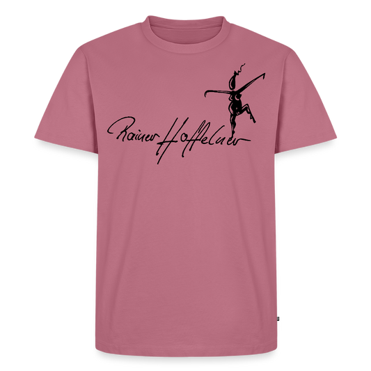 Männer Premium T-Shirt mit TUSCHEWEIBCHEN PRINT - Mauve