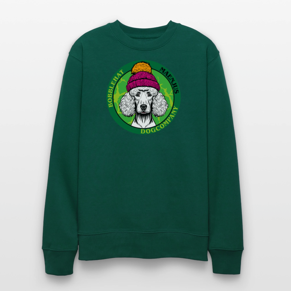 Unisex Bio-Sweatshirt mit BOBBLEHAT DOGCOMPANY PRINT - Forest