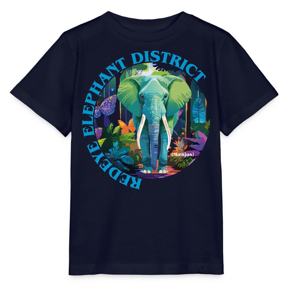 MNJS KIDS T-Shirt mit REDEYE ELEPHANT DISTRICT PRINT - Navy