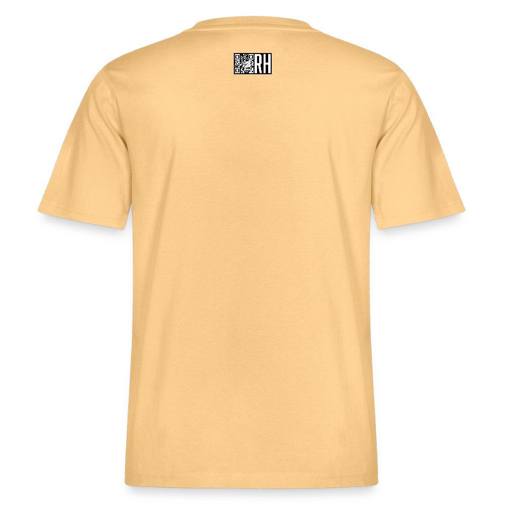 Unisex Bio-T-Shirt mit MAENJUS NETWORK FASHION PRINT - Hellgelb