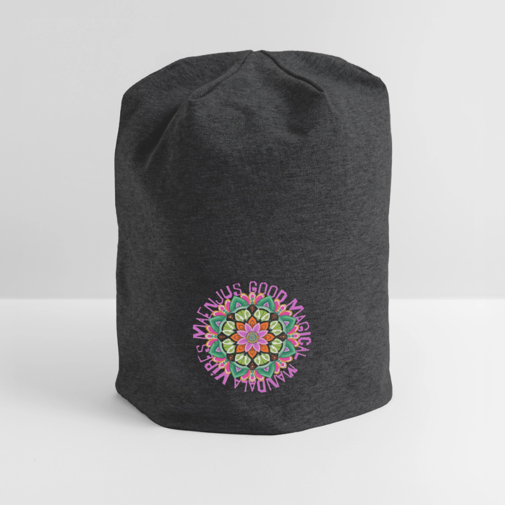 Jersey-Beanie Maenjus Mandala Vibes Motiv V - Anthrazit