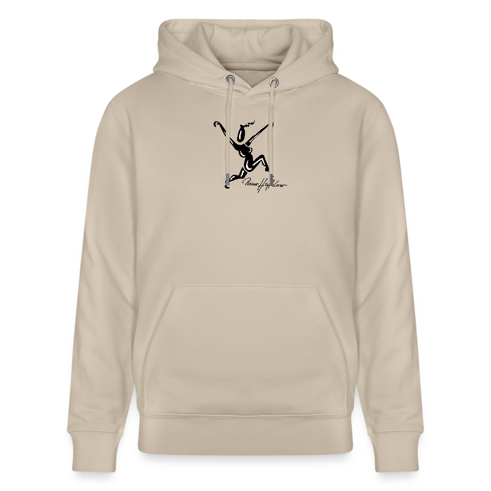 Unisex Bio-Hoodie mit TUSCHEWEIBCHEN PRINT - Beige
