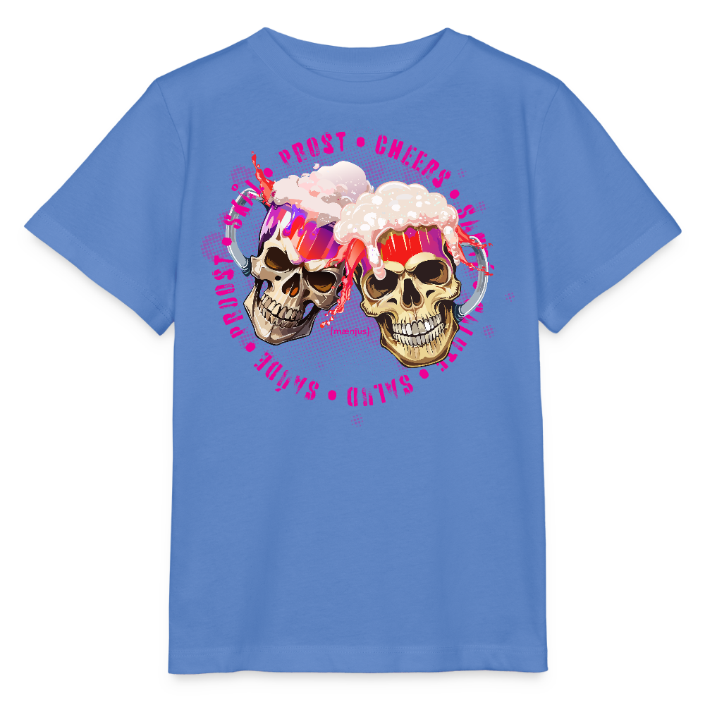 MNJS KIDS Bio T-Shirt mit OKOTBERFEST EDITION GIRLS PRINT - Blau