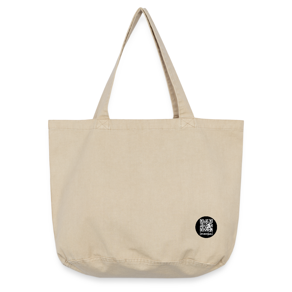 Vintage-Washed Shopper - Vintage Sand 