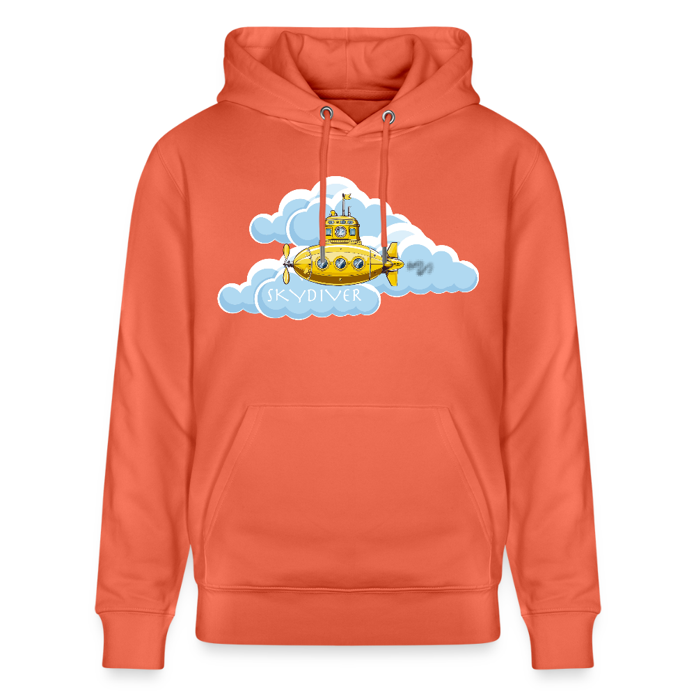 Unisex Hoodie mit SKYDIVER PRINT - Hellrot