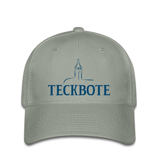 Flexfit Cap mit TECKBOTE PRINT - Grüngrau
