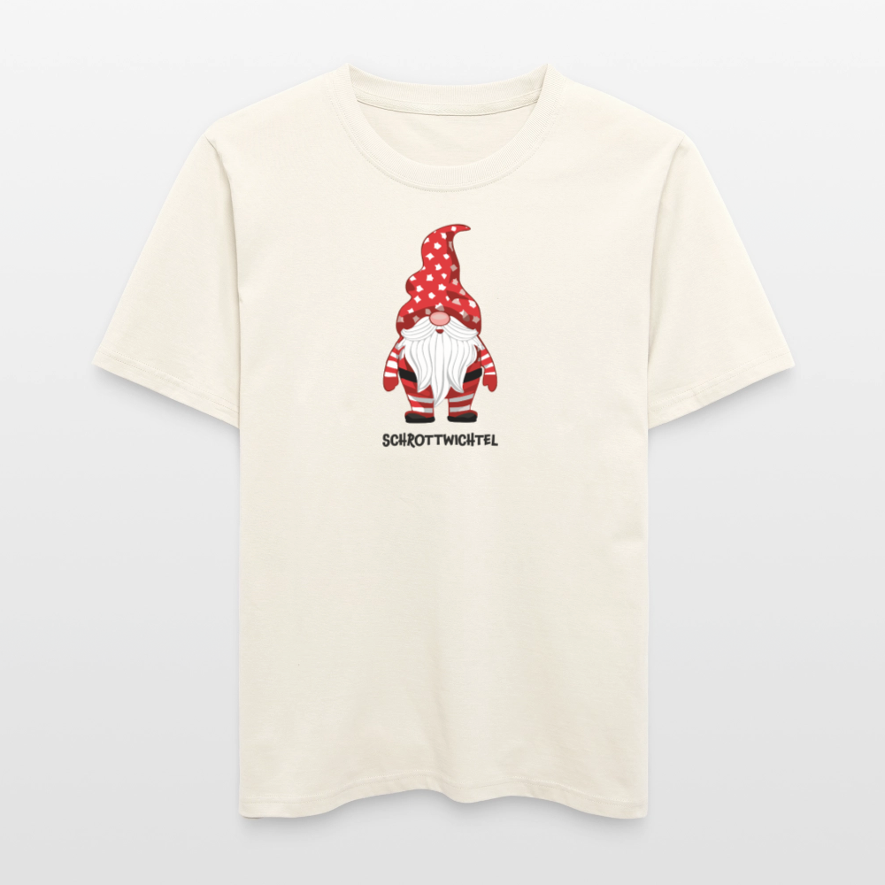 Unisex Bio-T-Shirt mit SCHROTTWICHTEL PRINT - Naturweiß 