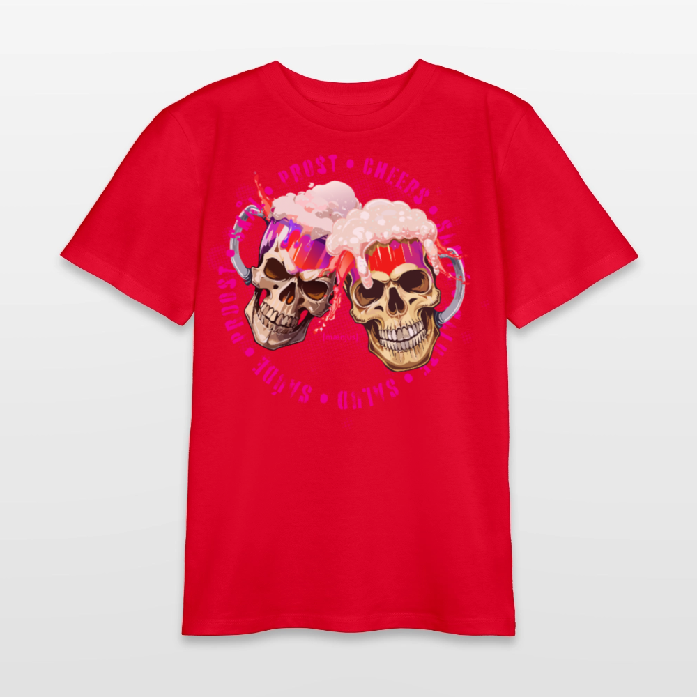 MNJS TEENS Bio T-Shirt mit OKTOBERFEST EDITION GIRLS PRINT - Rot