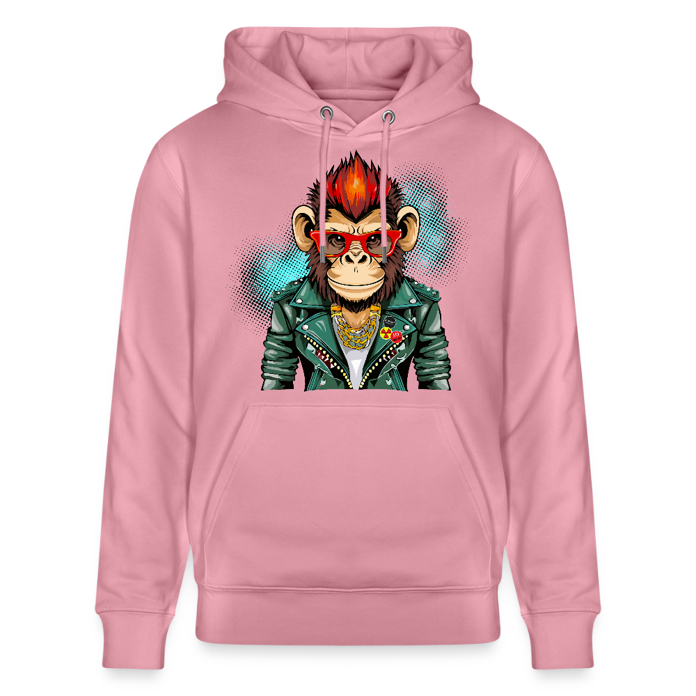 Unisex Hoodie mit MONKEY PRINT - Lila Traum