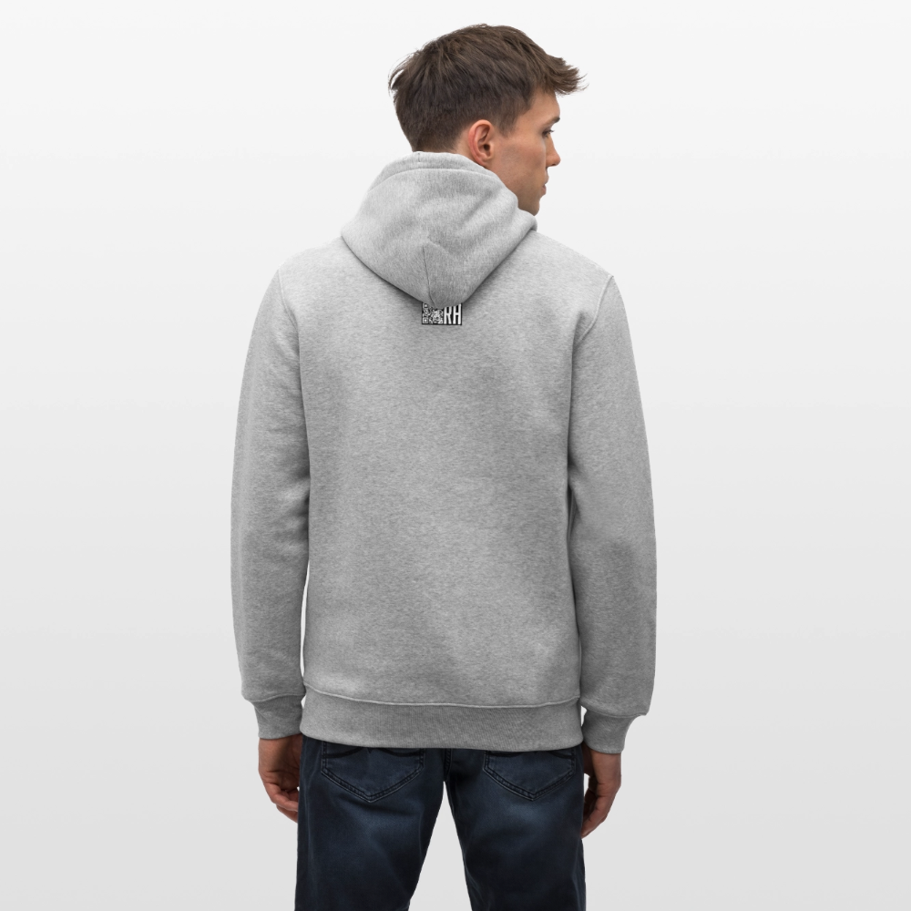 Unisex Bio-Hoodie mit CREATIVE VIRUS INSIDE PRINT - Grau meliert