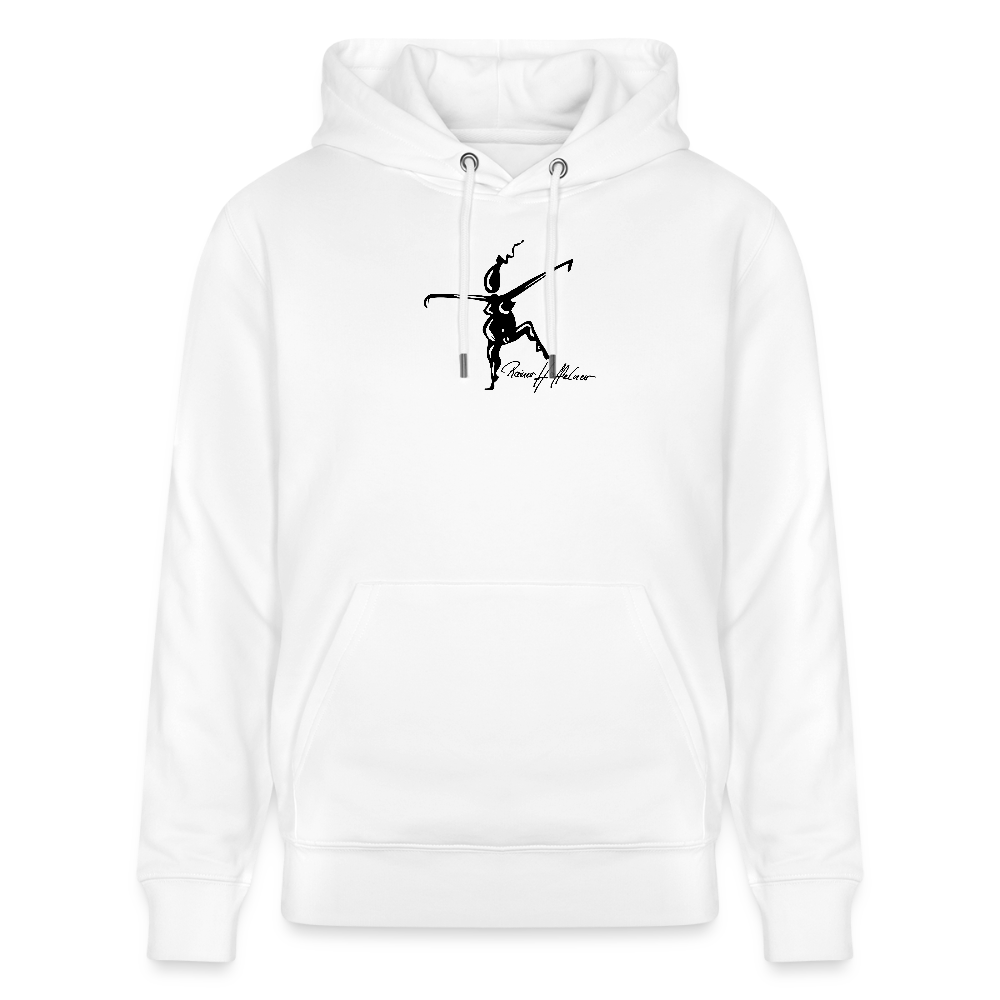 Unisex Bio-Hoodie mit TUSCHEWEIBCHEN PRINT - Weiß