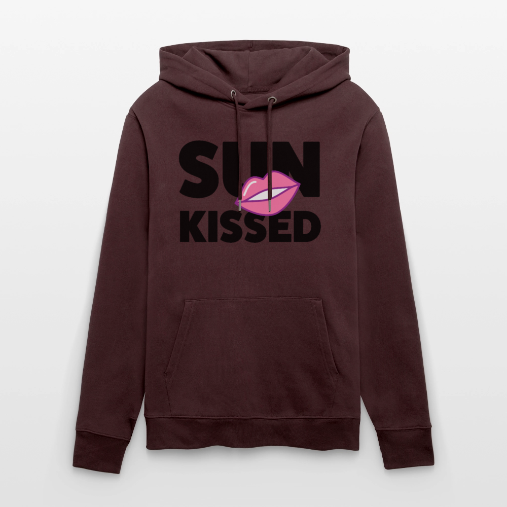 Unisex Hoodie mit SUN KISSED PRINT - Maroon
