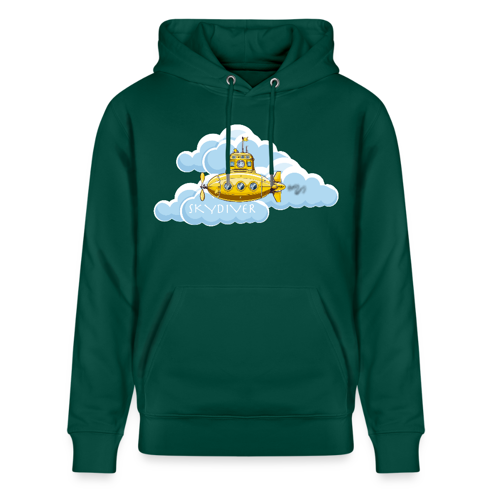 Unisex Hoodie mit SKYDIVER PRINT - Forest