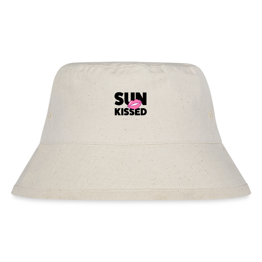 Bucket Hat mit SUN KISSED PRINT - Naturweiß