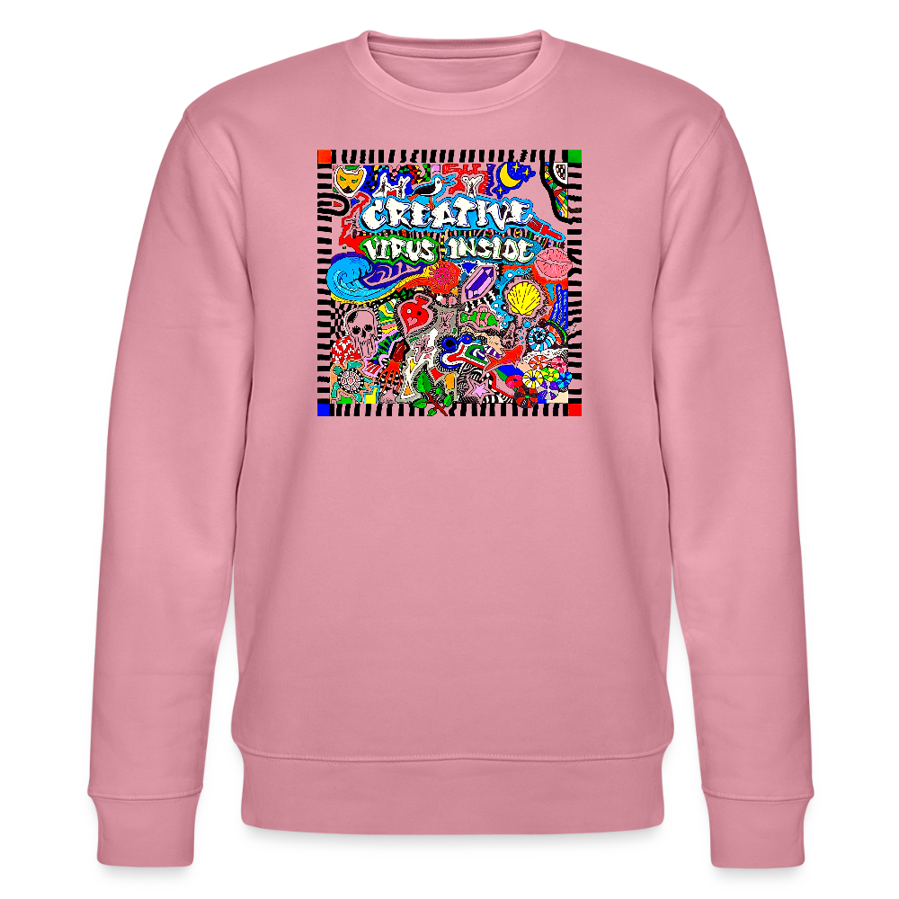 Unisex Bio-Sweatshirt mit CREATIVE VIRUS INSIDE PRINT - Lila Traum