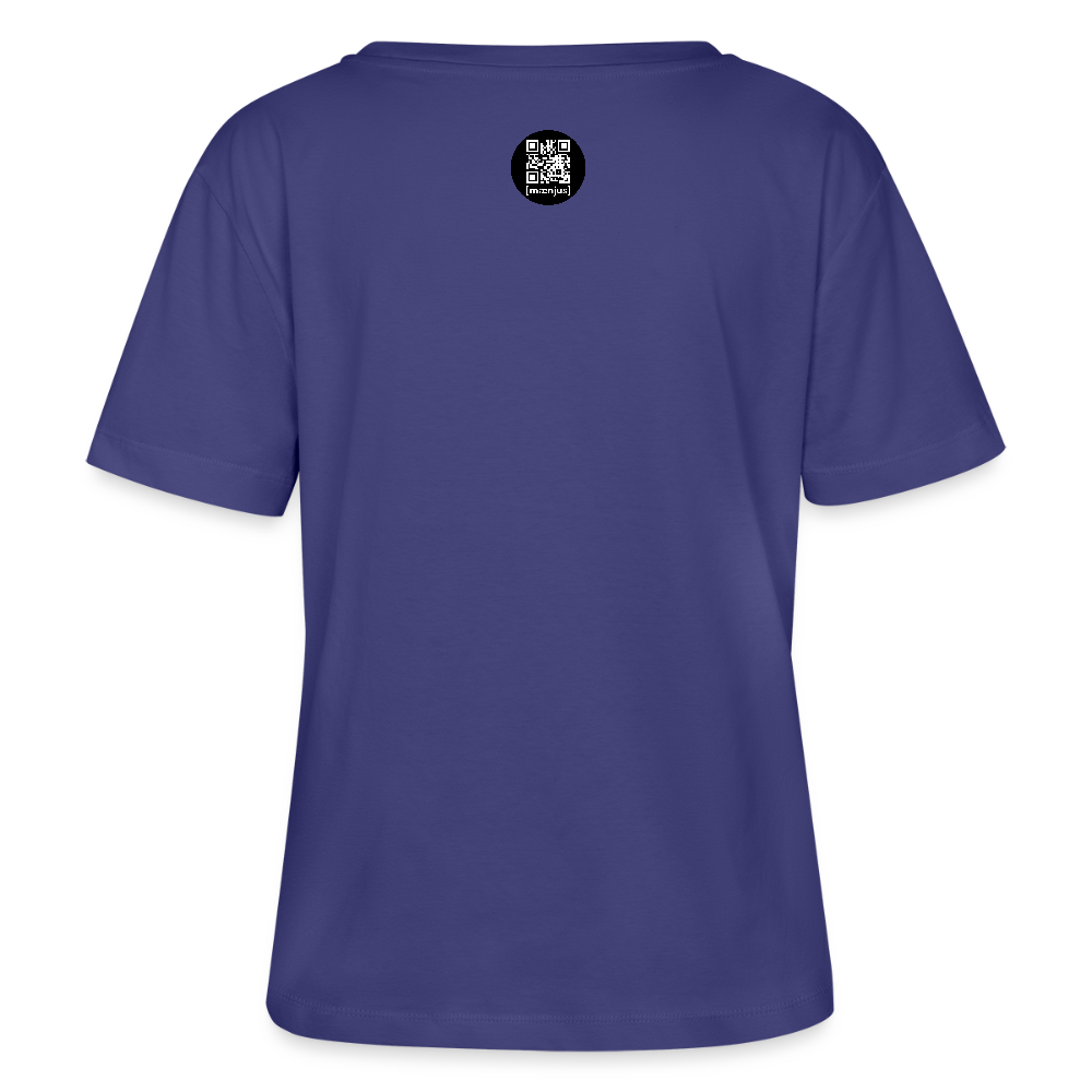 Relaxed Rundhals Frauen Bio-T-Shirt mit KEEP CALM PRINT - Dämmerung