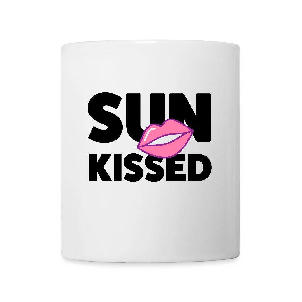 Tasse mit SUN KISSED PRINT - Weiß