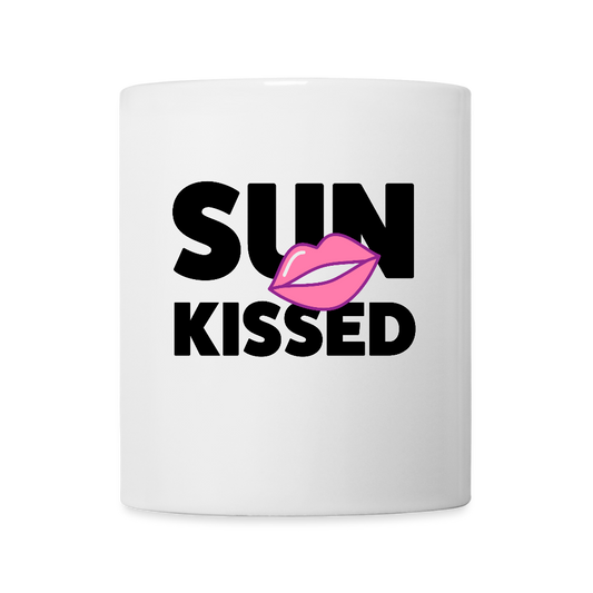 Tasse mit SUN KISSED PRINT - Weiß
