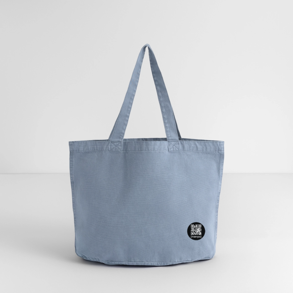 Vintage-Washed Shopper - Vintage Blue