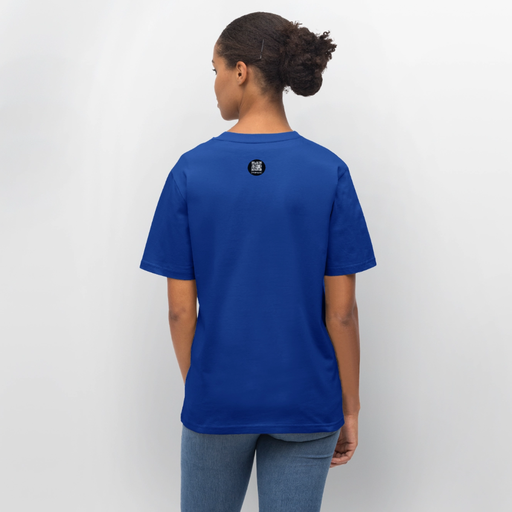 Unisex Bio-T-Shirt mit KEEP CALM PRINT - Dunkelblau