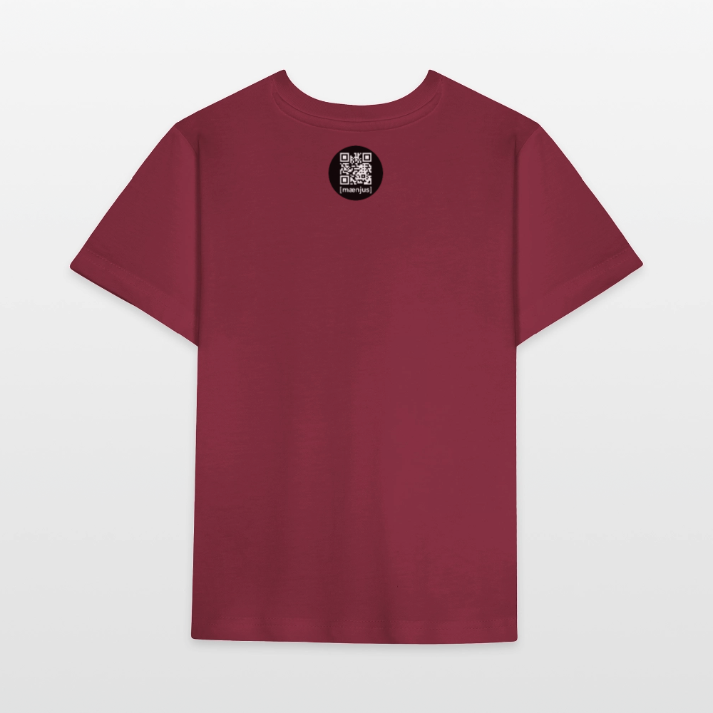 MNJS KIDS T-Shirt mit WELCOME TO THE JUNGLE PRINT - Burgunderrot