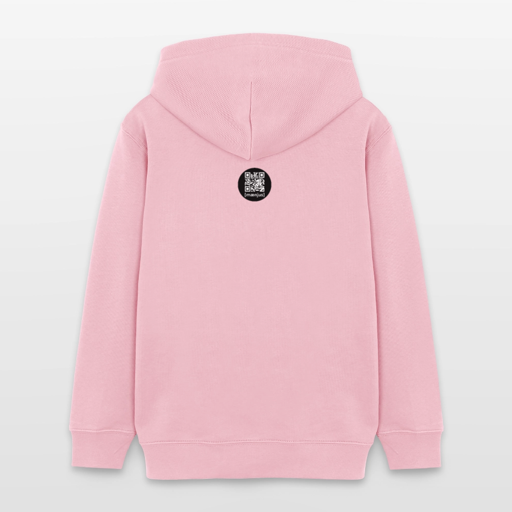 MNJS TEENS Bio-Hoodie mit MONKEY IN LOVE PRINT - Hellrosa