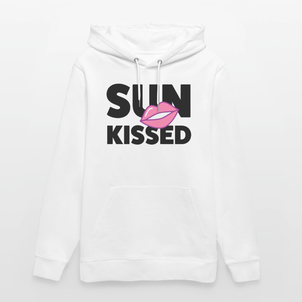 Unisex Hoodie mit SUN KISSED PRINT - Weiß