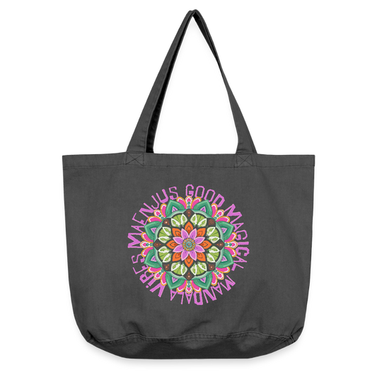 Vintage-Washed Shopper - Vintage Schwarz