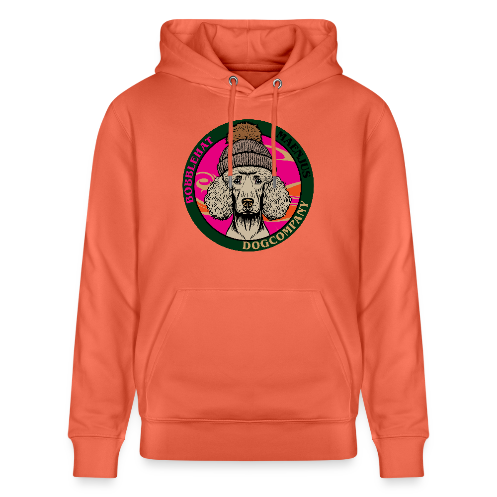 SUnisex Bio-Hoodie mit BOBBLEHAT DOGCOMPANY PRINT - Hellrot
