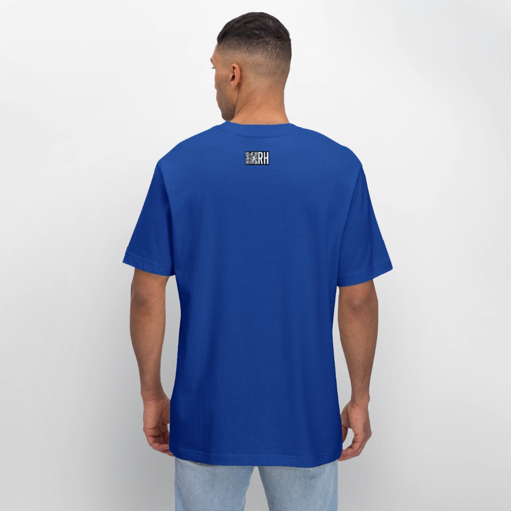 Unisex Bio-T-Shirt mit MAENJUS NETWORK FASHION PRINT - Dunkelblau