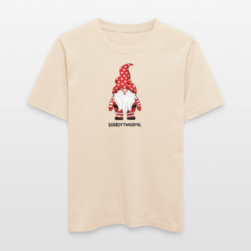 Unisex Bio-T-Shirt mit SCHROTTWICHTEL PRINT - Weißgrau