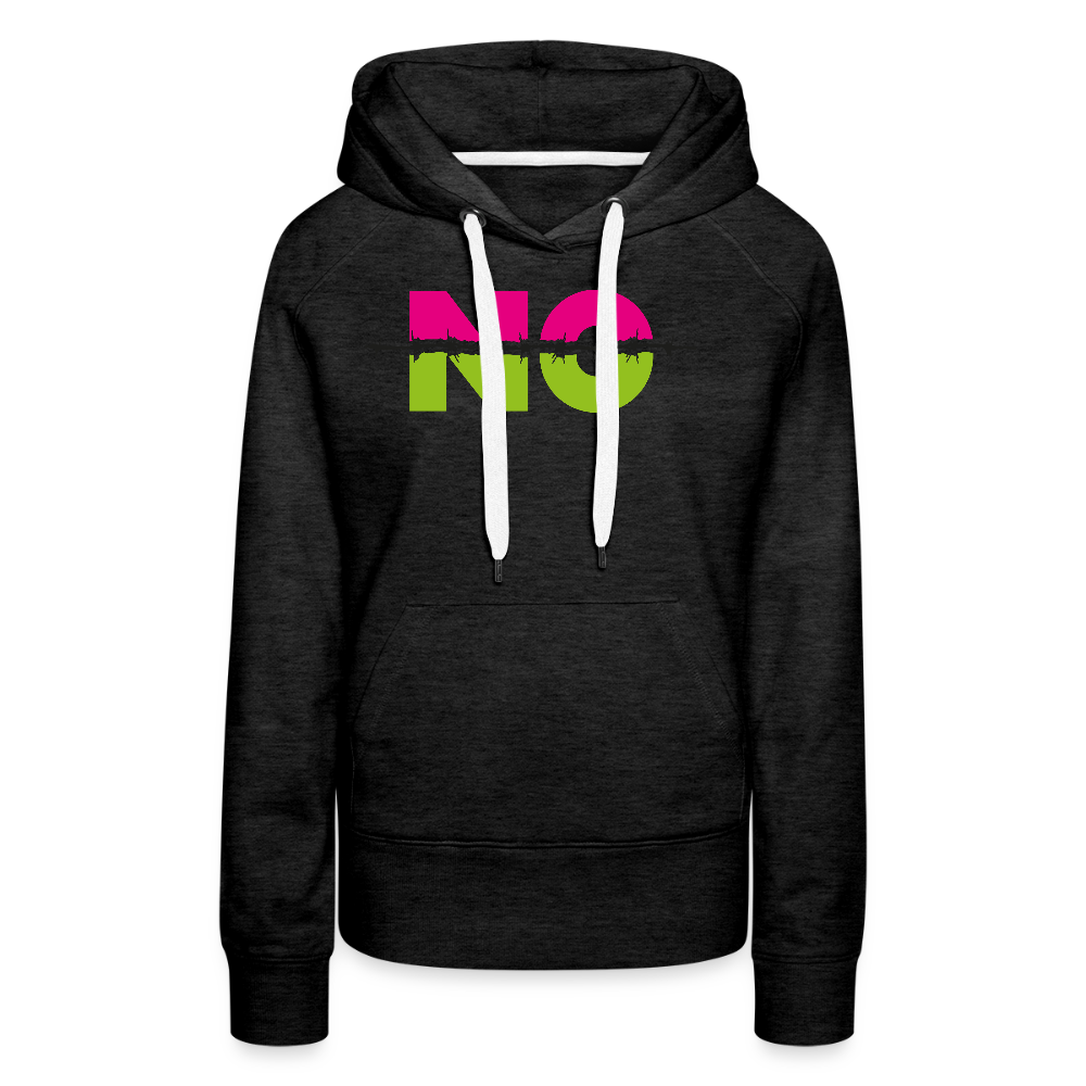 Frauen Premium Hoodie mit NO PRINT - Anthrazit