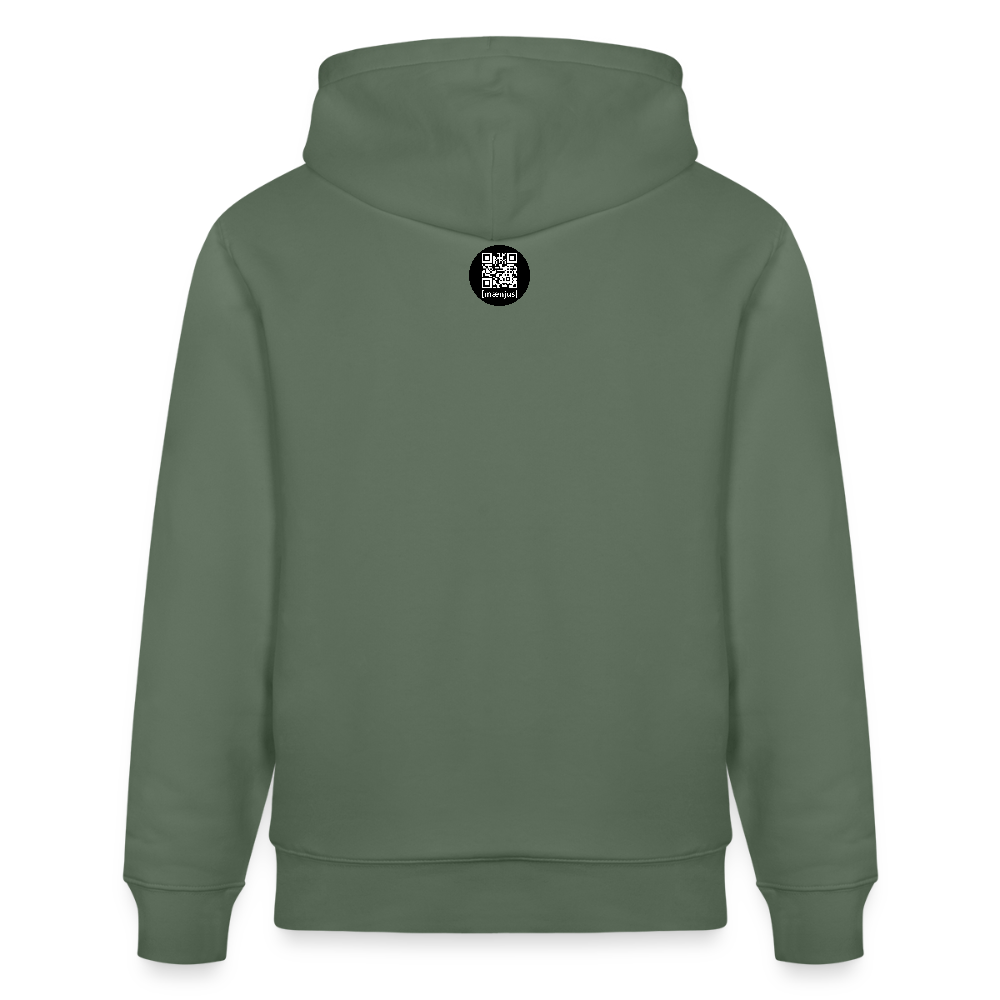 Unisex Bio-Hoodie mit KEEP CALM PRINT - Tanngrün