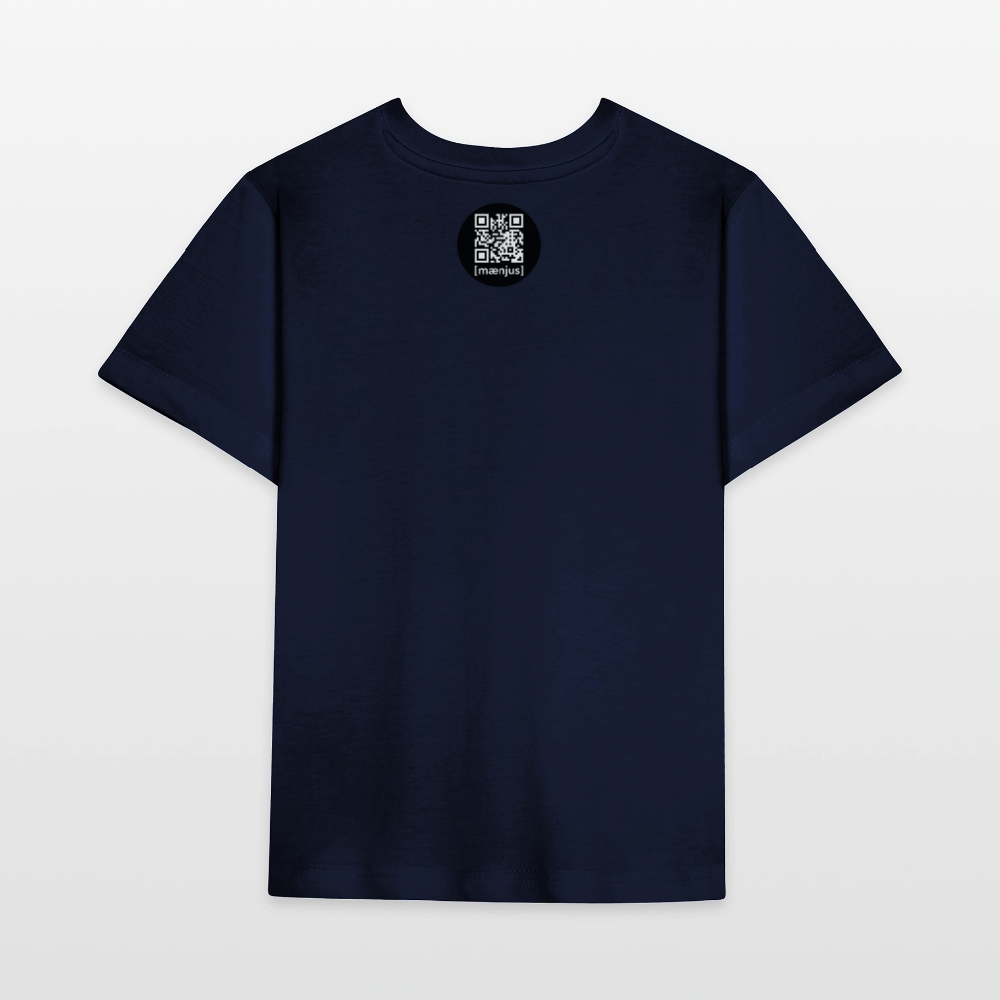 MNJS KIDS Bio T-Shirt mit RAKETE PRINT - Navy