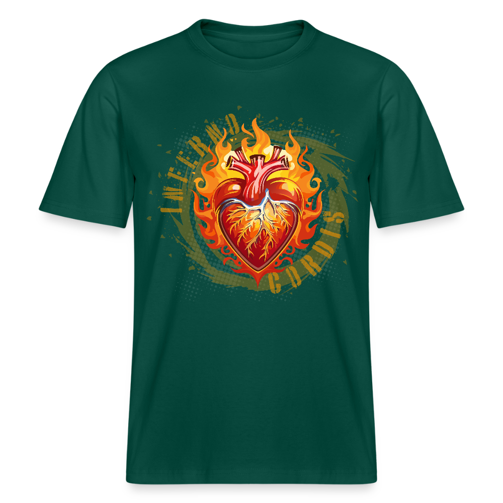 Unisex Bio-T-Shirt mit FEUERHERZ ORANGE PRINT - Forest