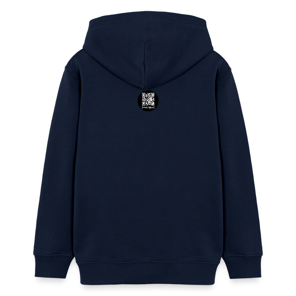 MNJS TEENS Bio-Hoodie mit MONKEY IN LOVE PRINT - Navy
