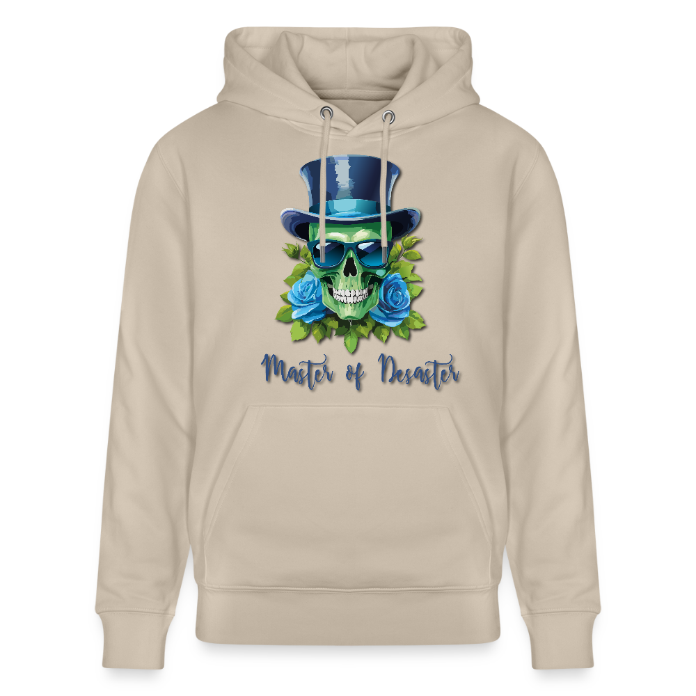Unisex Hoodie mit MASTER OF DESASTER SKULL PRINT - Beige